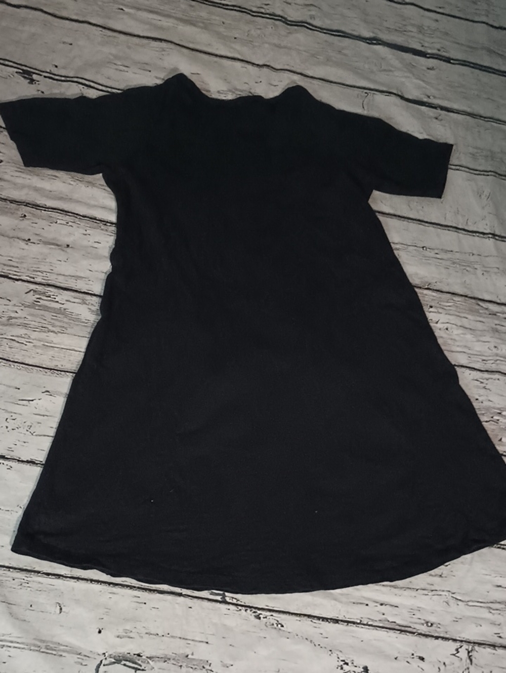 Fresh Produce Black Cotton Pocket T Shirt Dress L - Picture 7 of 7